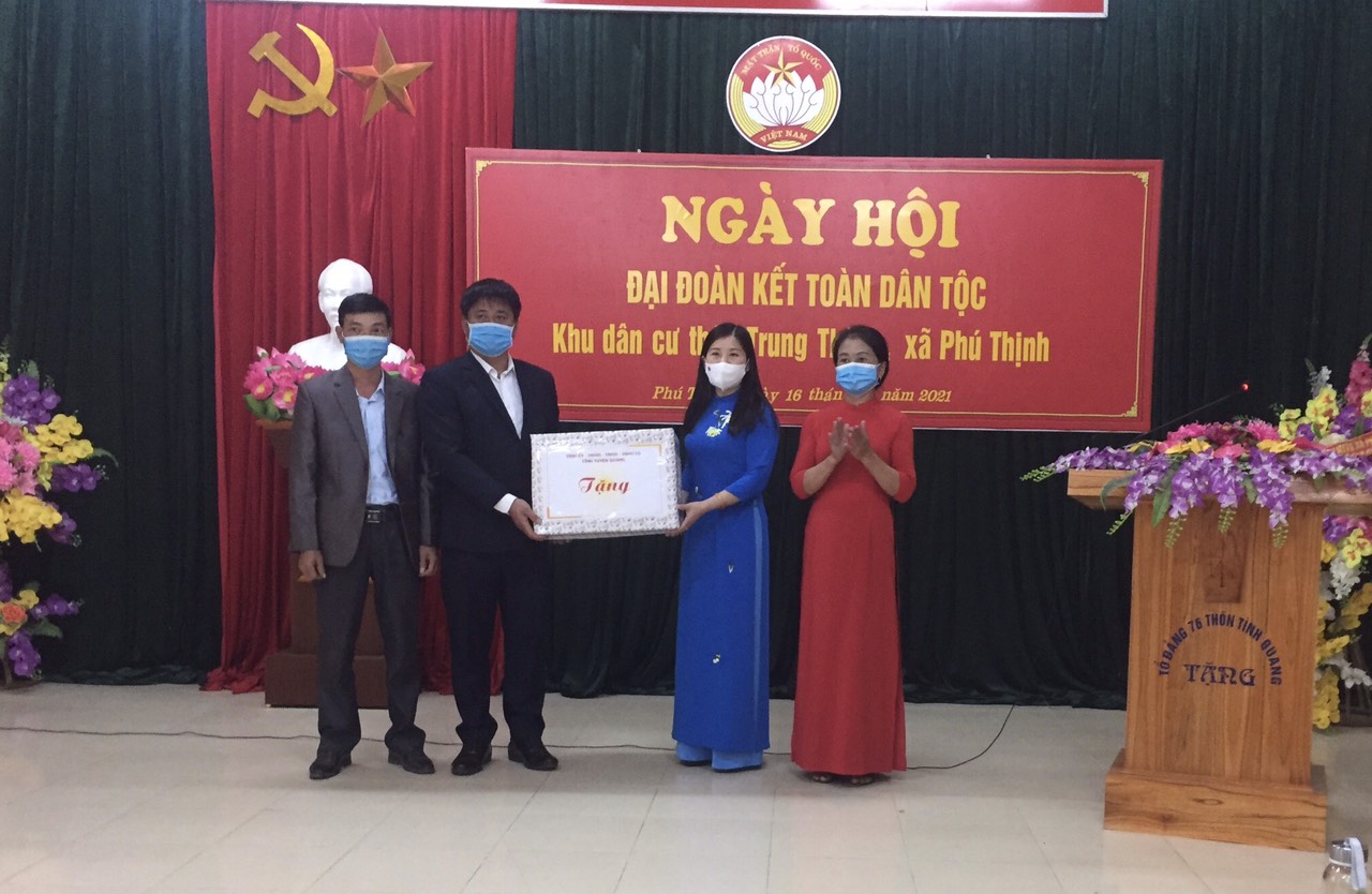 Yên Sơn: Thôn Trung Thành, xã Phú Thịnh tổ chức tốt Ngày hội đại đoàn kết toàn dân tộc ở KDC năm 2021