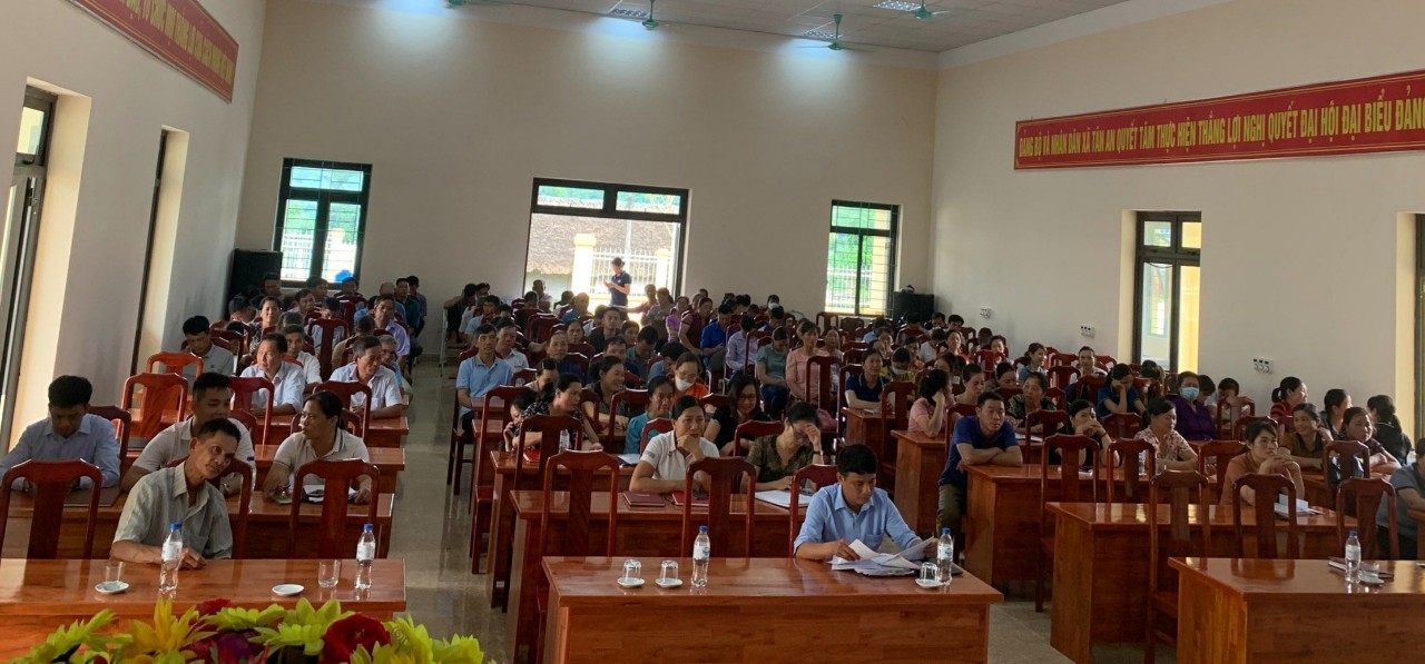 Đảng bộ xã Tân An (Chiêm Hóa) tổ chức hội nghị học tập chuyên đề năm 2022