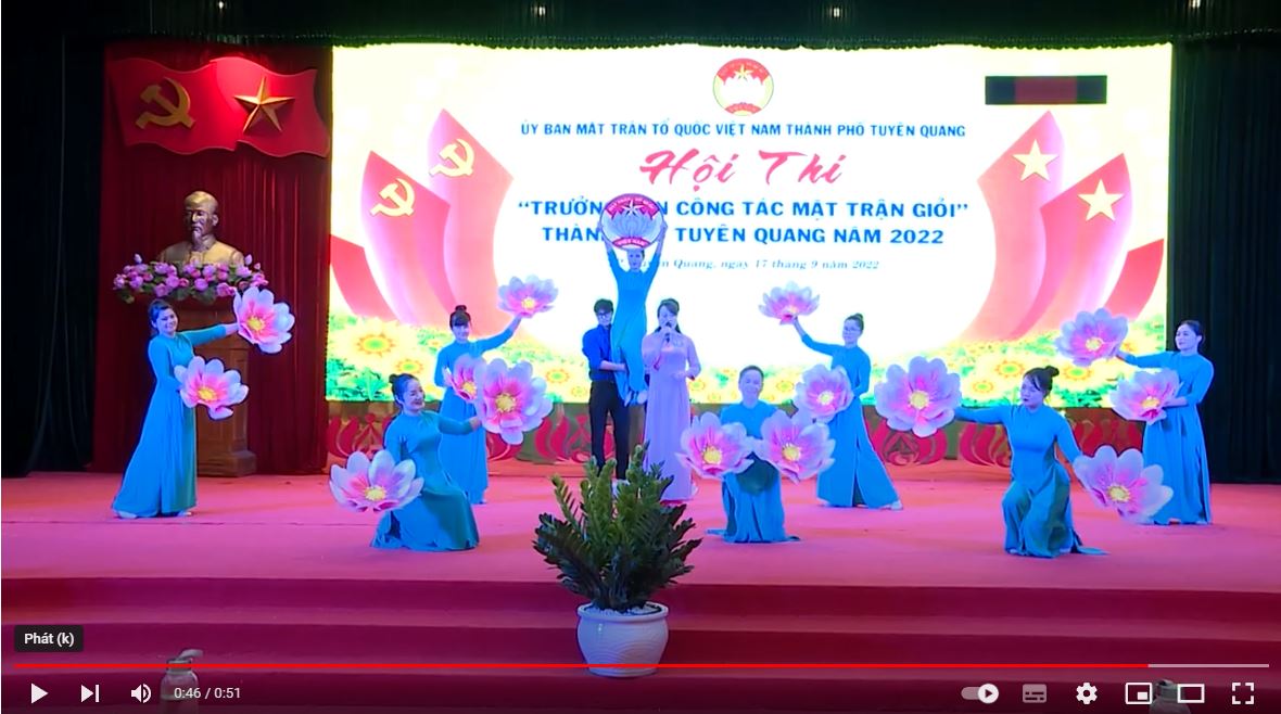 MTTQ thành phố Tuyên Quang tổ chức Hội thi cán bộ MTTQ giỏi năm 2022