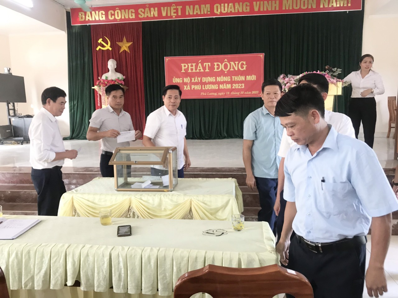 Sơn Dương: Ủy ban MTTQ xã Phú Lương phát động ủng hộ xây dựng nông thôn mới trên địa bàn xã