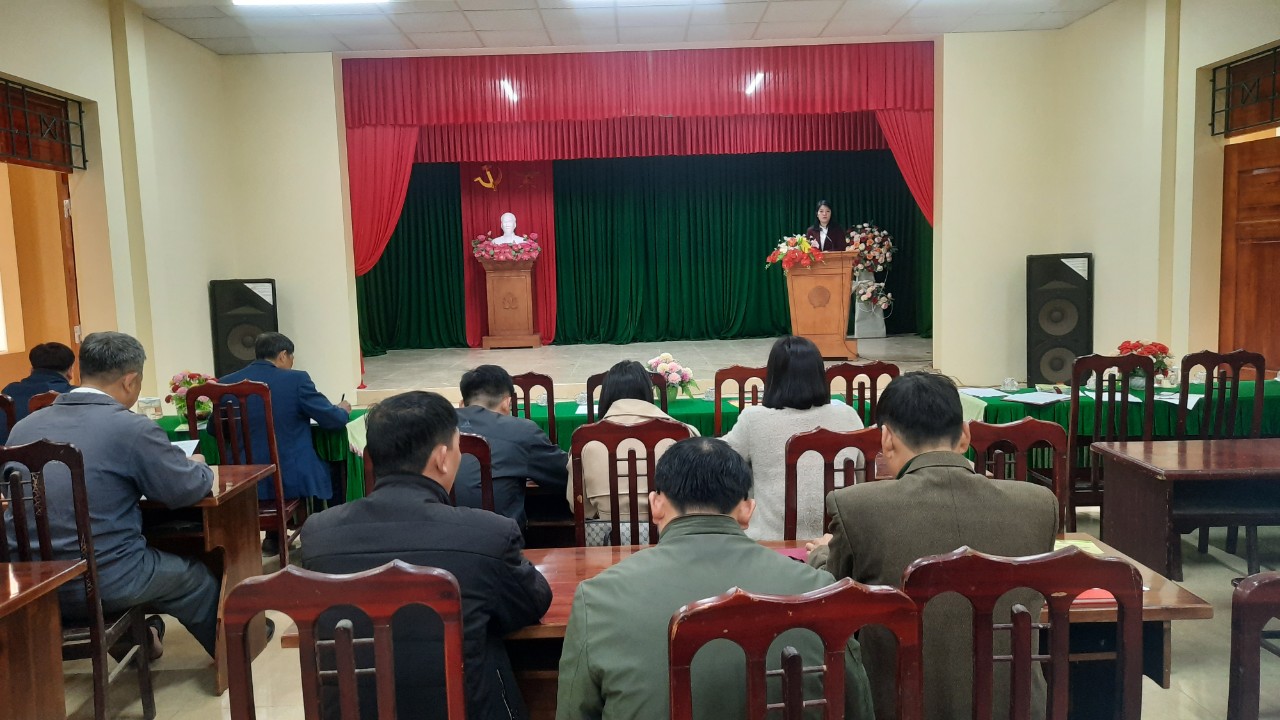 MTTQ Huyện Hàm Yên tổ chức hướng dẫn triển khai việc lấy ý kiến về sự hài lòng của người dân đối với kết quả xây dựng nông thôn mới