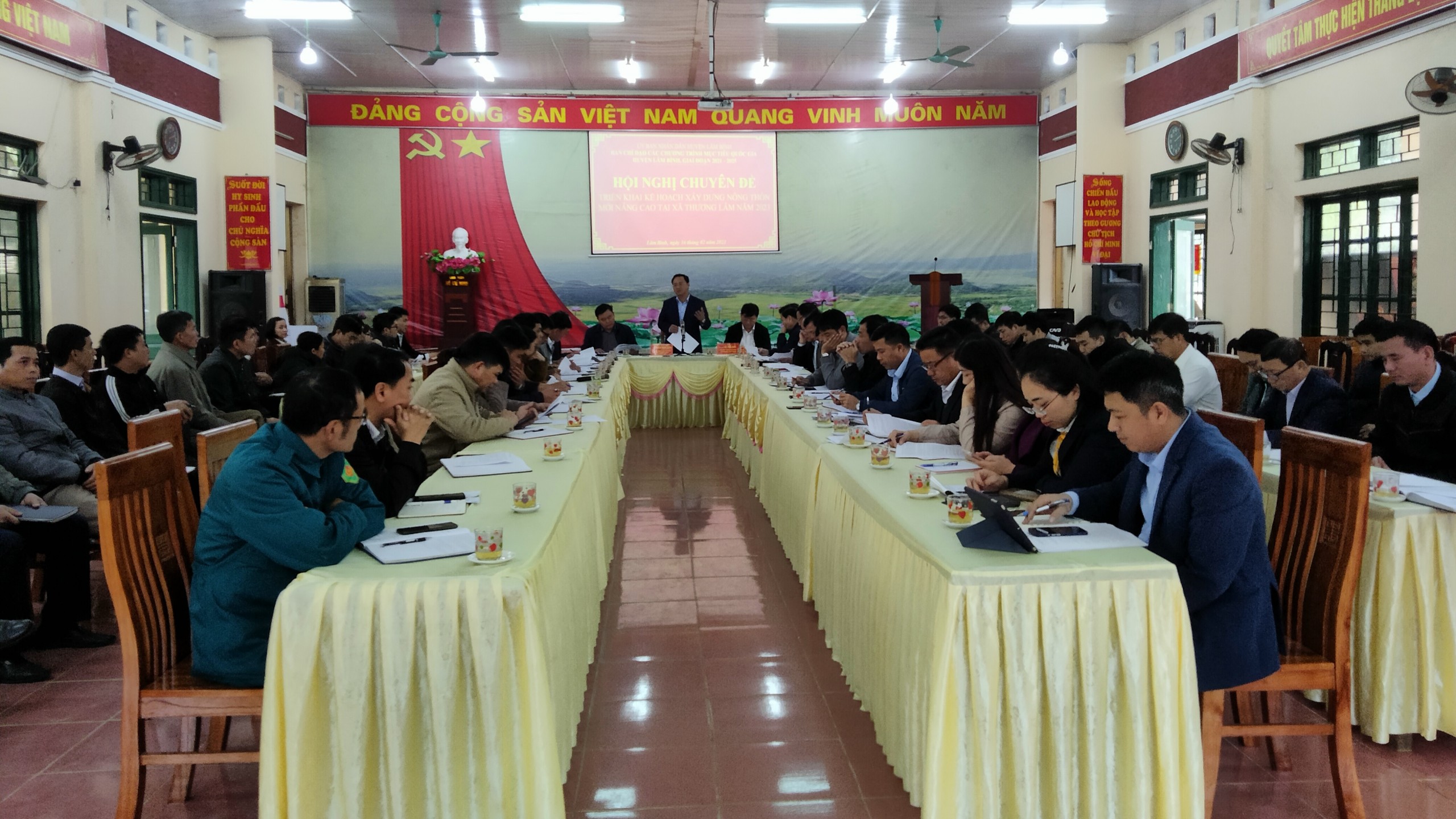 Lâm Bình: Xã Thượng Lâm phấn đấu hoàn thành xây dựng nông thôn mới nâng cao năm 2023