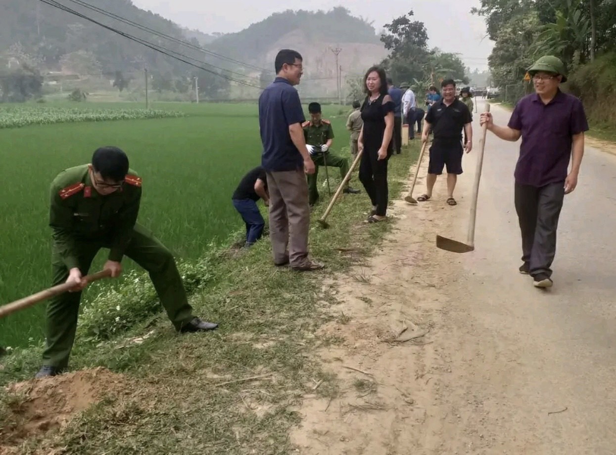 Hàm Yên: Ủy ban MTTQ xã Minh Hương phối hợp tổ chức các hoạt động xây dựng nông thôn mới