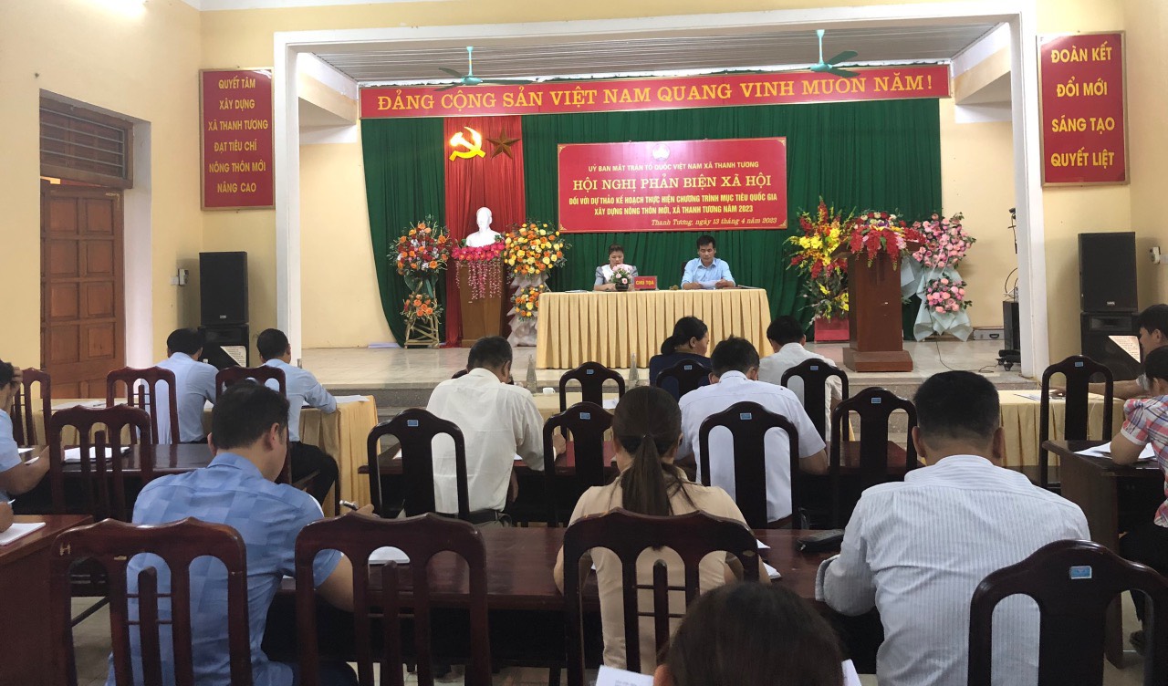 Ủy ban MTTQ xã Thanh Tương (Na Hang) tổ chức hội nghị phản biện xã hội