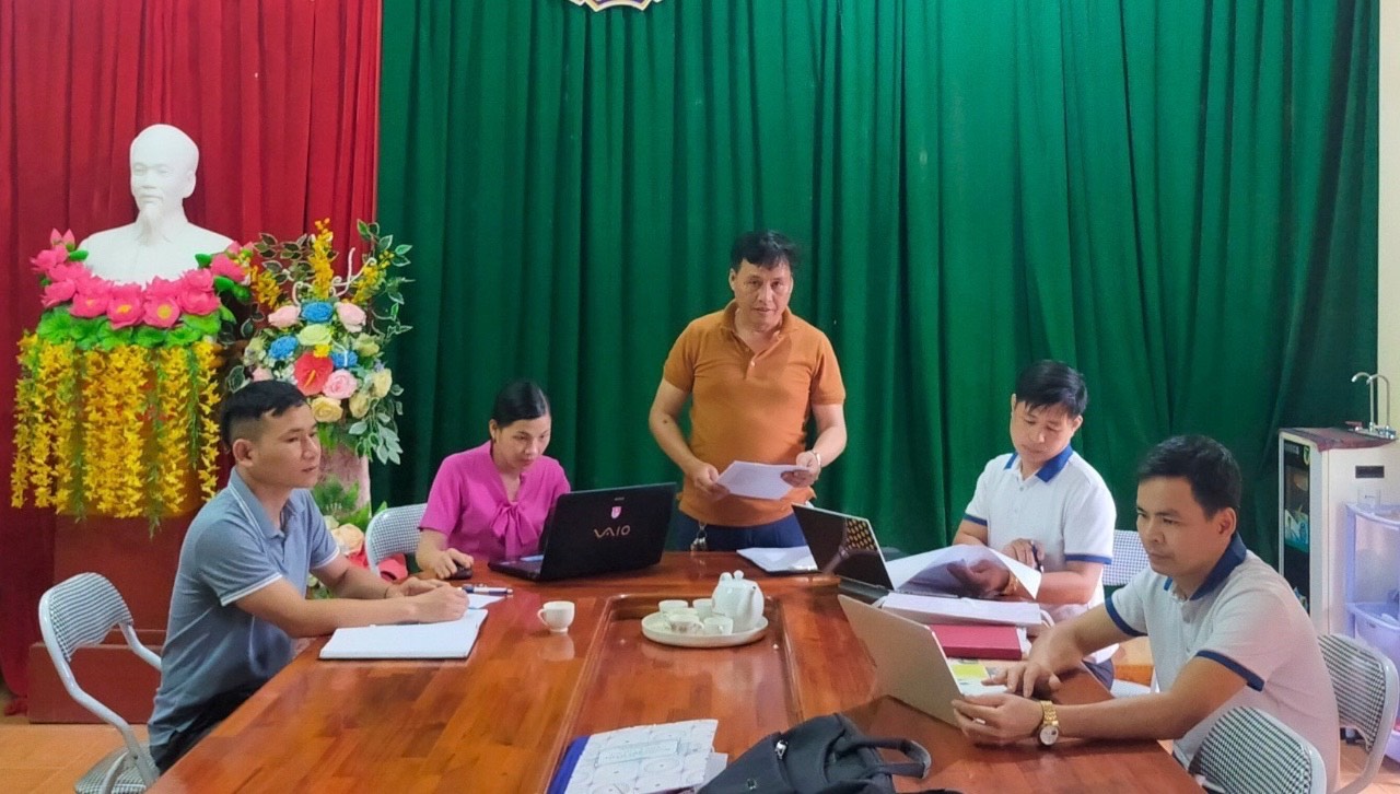 Chiêm Hóa: Ủy ban MTTQ xã Yên Lập phối hợp tổ chức giám sát quản lý thu, chi đối với các dịch vụ hỗ trợ hoạt động giáo dục