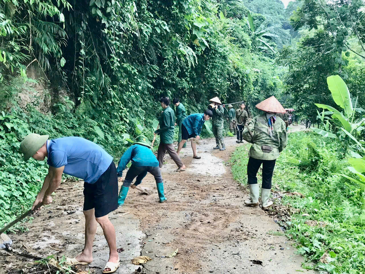 MTTQ xã Tri Phú (Chiêm Hóa) phát huy vai trò của các mô hình tự quản vệ sinh môi trường