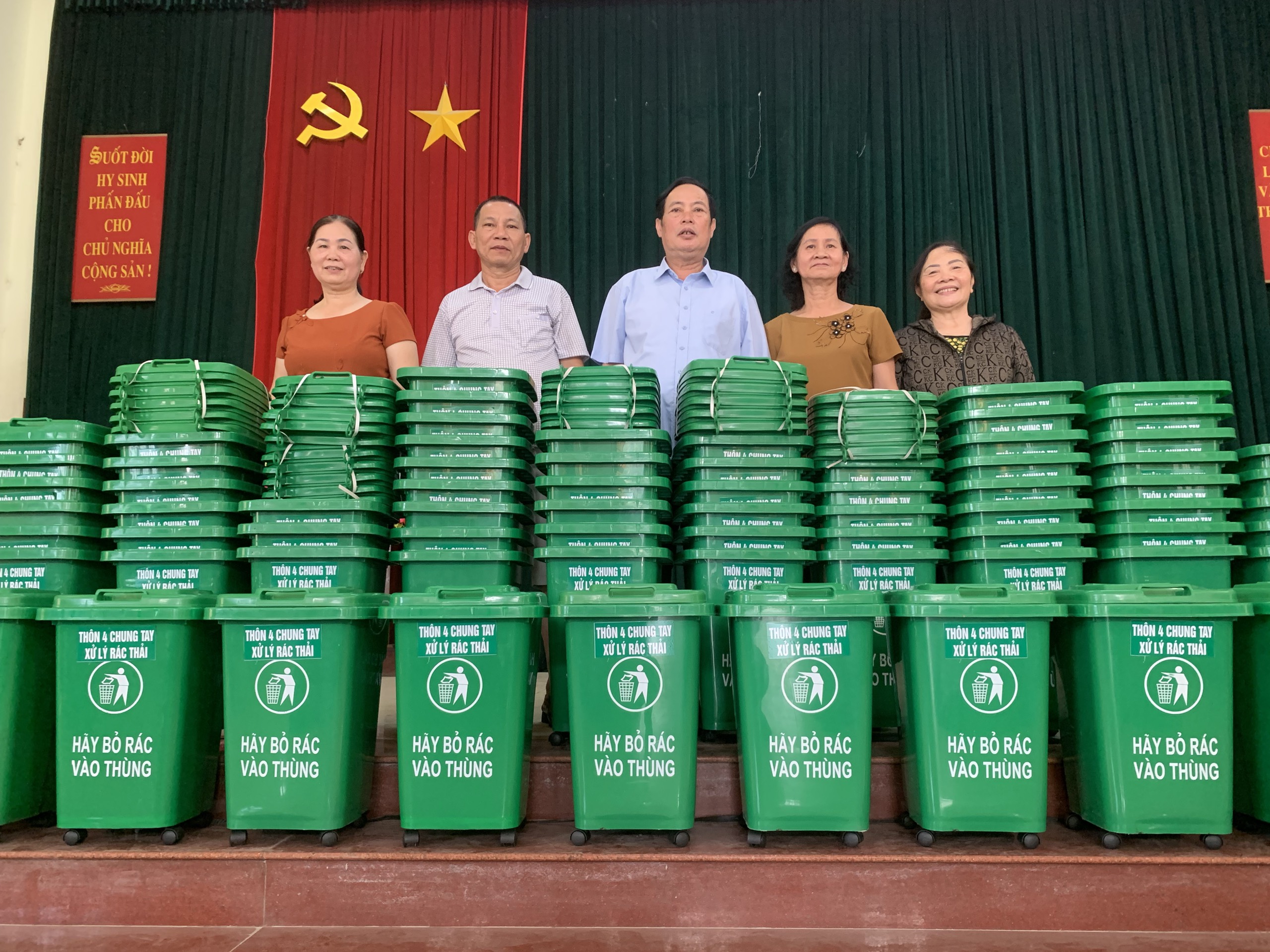 MTTQ xã Lưỡng Vượng, thành phố Tuyên Quang  thực hiện tốt phong trào “Tuyên Quang chung tay xử lý rác thải và chống rác thải nhựa”