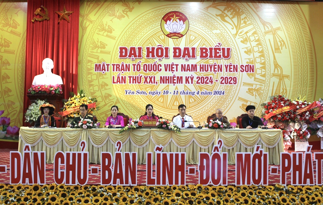 Khai mạc Đại hội đại biểu MTTQ Việt Nam huyện Yên Sơn- Đơn vị chỉ đạo Đại hội điểm cấp huyện của tỉnh Tuyên Quang