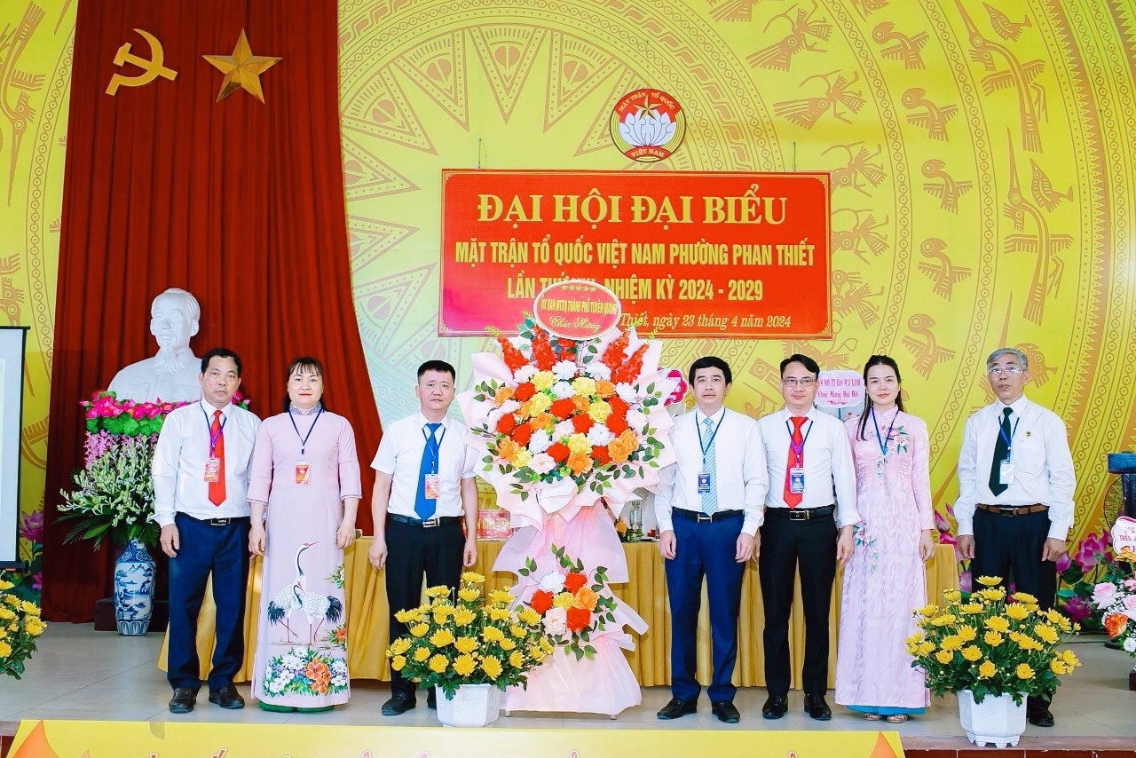 MTTQ Việt Nam phường Phan Thiết, phường Minh Xuân, thành phố Tuyên Quang tổ chức thành công Đại hội đại biểu khoá XIII, nhiệm kỳ 2024 - 2029