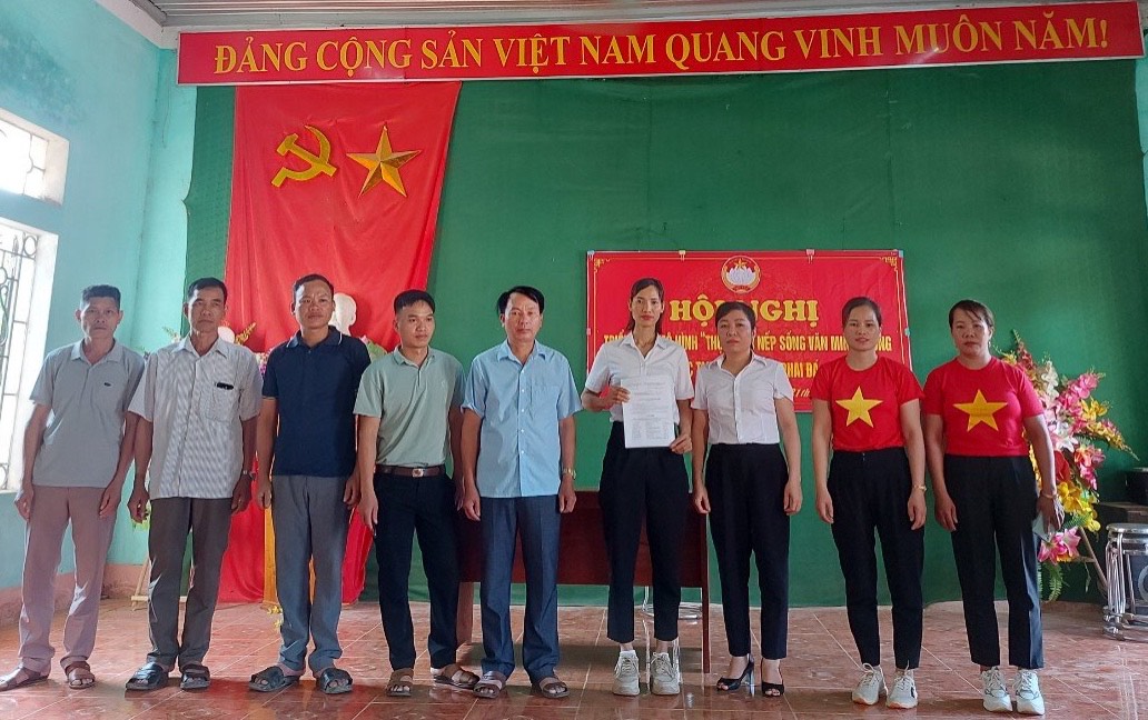 Yên Sơn: MTTQ Việt Nam xã Chiêu Yên tiếp tục triển khai ra mắt 6 mô hình khu dân cư thực hiện nếp sống văn minh trong việc cưới, việc tang