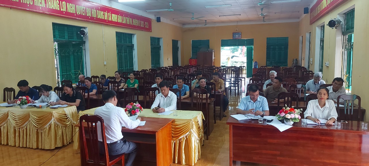 Hàm Yên: MTTQ Minh Dân tổ chức hội nghị phản biện xã hội đối với dự thảo kế hoạch của UBND xã
