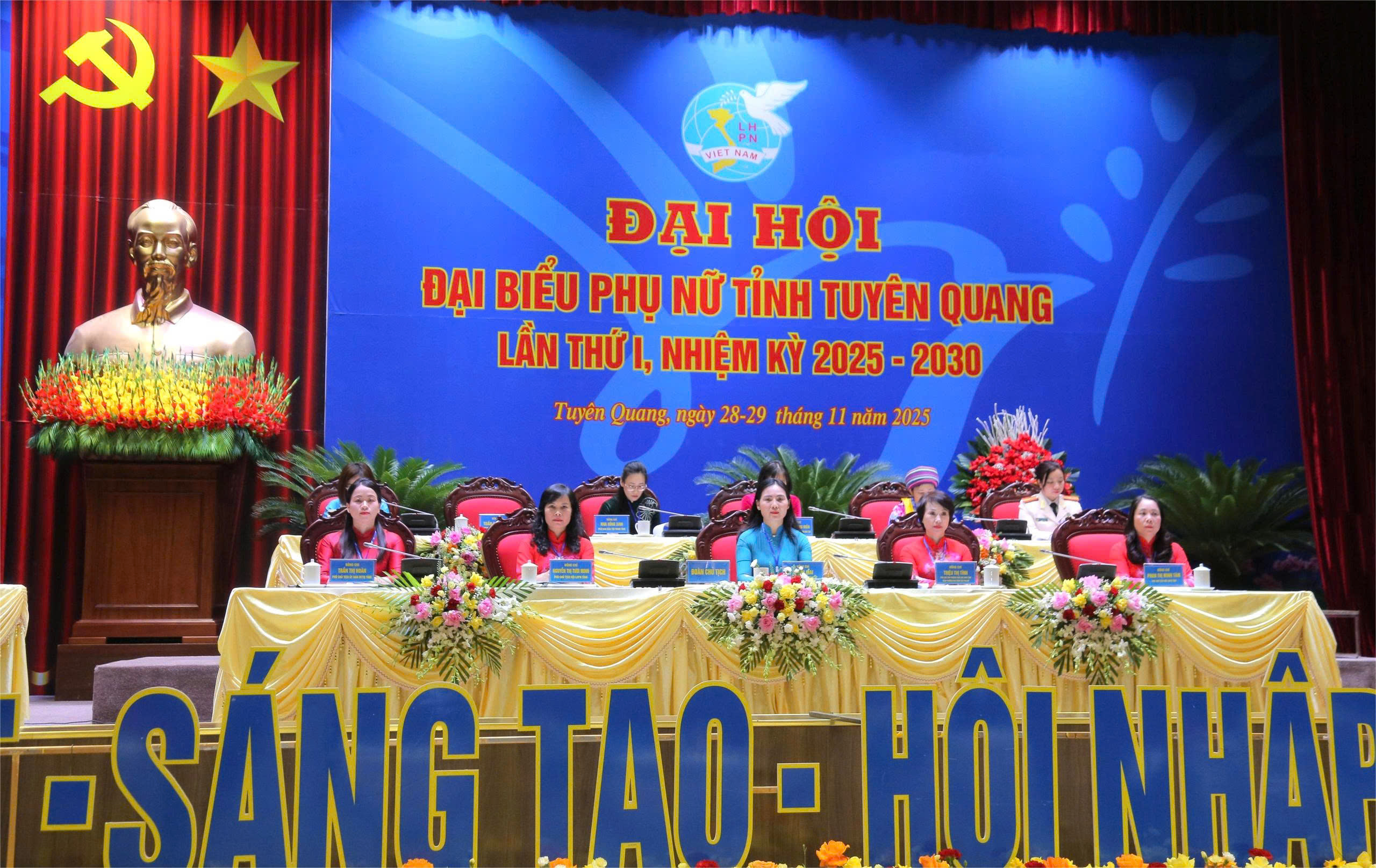 Phiên làm việc thứ nhất Đại hội đại biểu Phụ nữ tỉnh lần thứ I, nhiệm kỳ 2025 – 2030