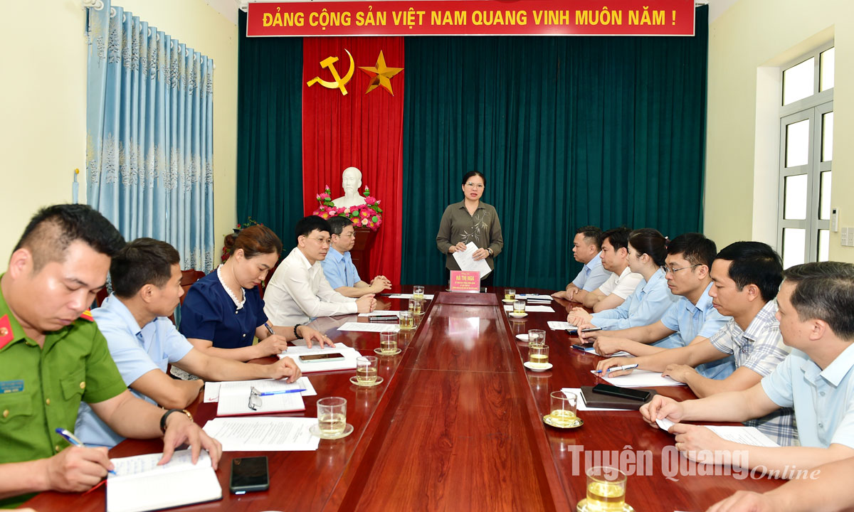 Đồng chí Bí thư Tỉnh ủy Hà Thị Nga: Chuẩn bị tốt nhất các điều kiện làm việc cho cán bộ khi sáp nhập xã