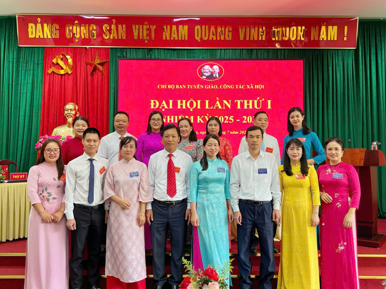 Đại hội Chi bộ Ban Tuyên giáo, công tác xã hội lần thứ I, nhiệm kỳ 2025 - 2030