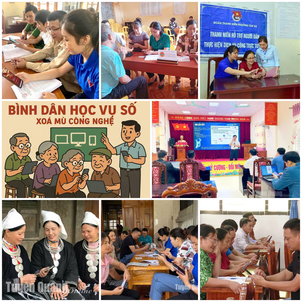 Phát huy vai trò của Mặt trận Tổ quốc trong phong trào “Bình dân học vụ số” trên địa bàn tỉnh Tuyên Quang