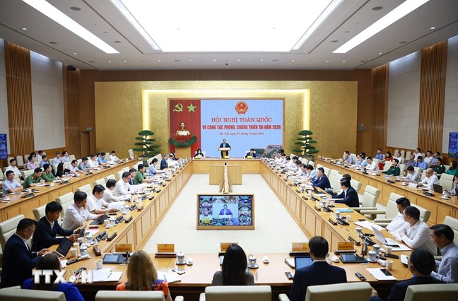 Thủ tướng Phạm Minh Chính chủ trì Hội nghị toàn quốc về phòng chống thiên tai