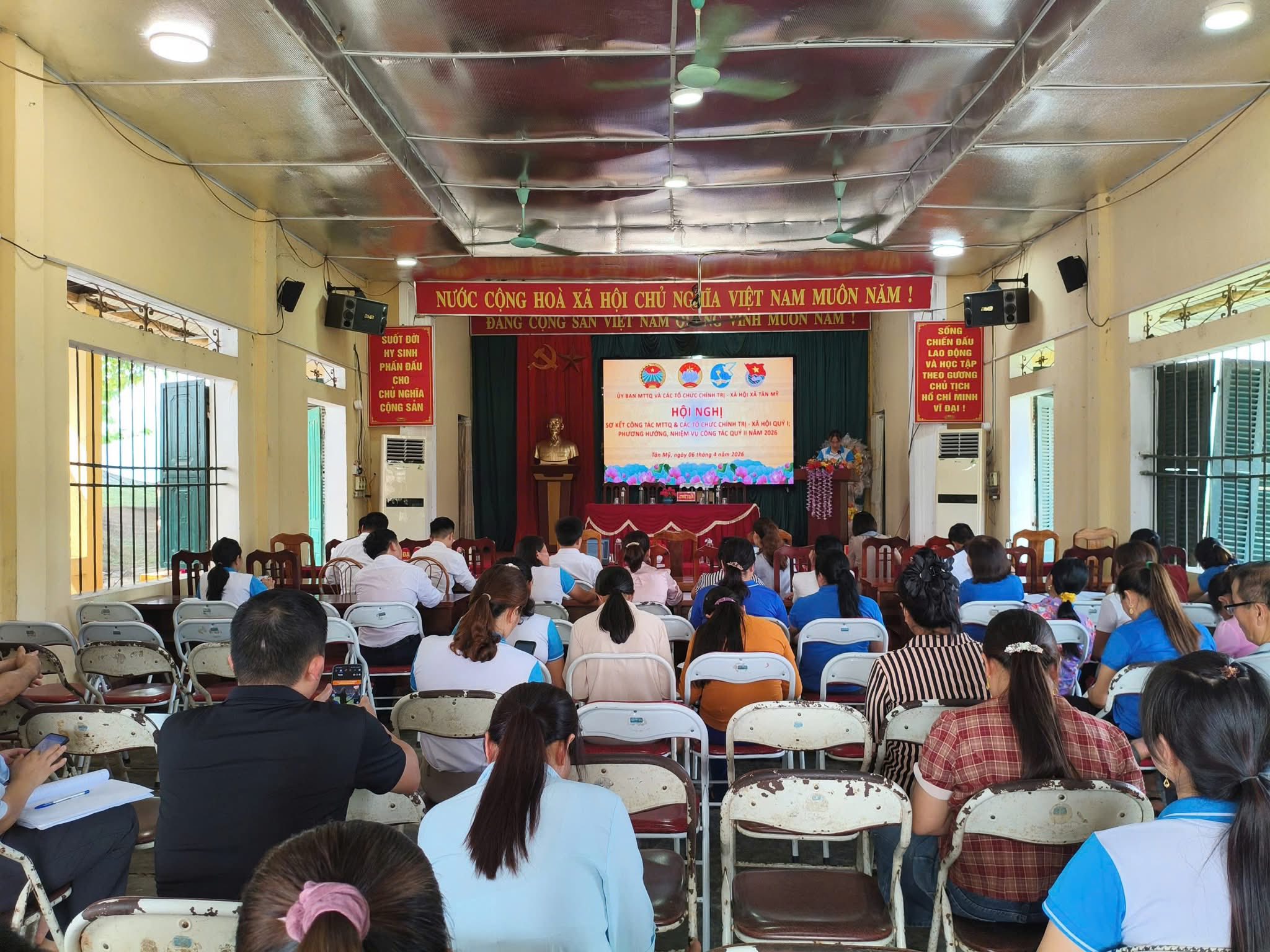 TÂN MỸ: SƠ KẾT CÔNG TÁC MẶT TRẬN QUÝ I VÀ TRIỂN KHAI NHIỆM VỤ TRỌNG TÂM QUÝ II NĂM 2026