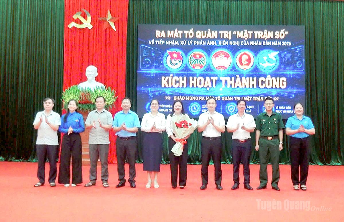 Bắc Quang ra mắt mô hình Tổ quản trị “Mặt trận số”