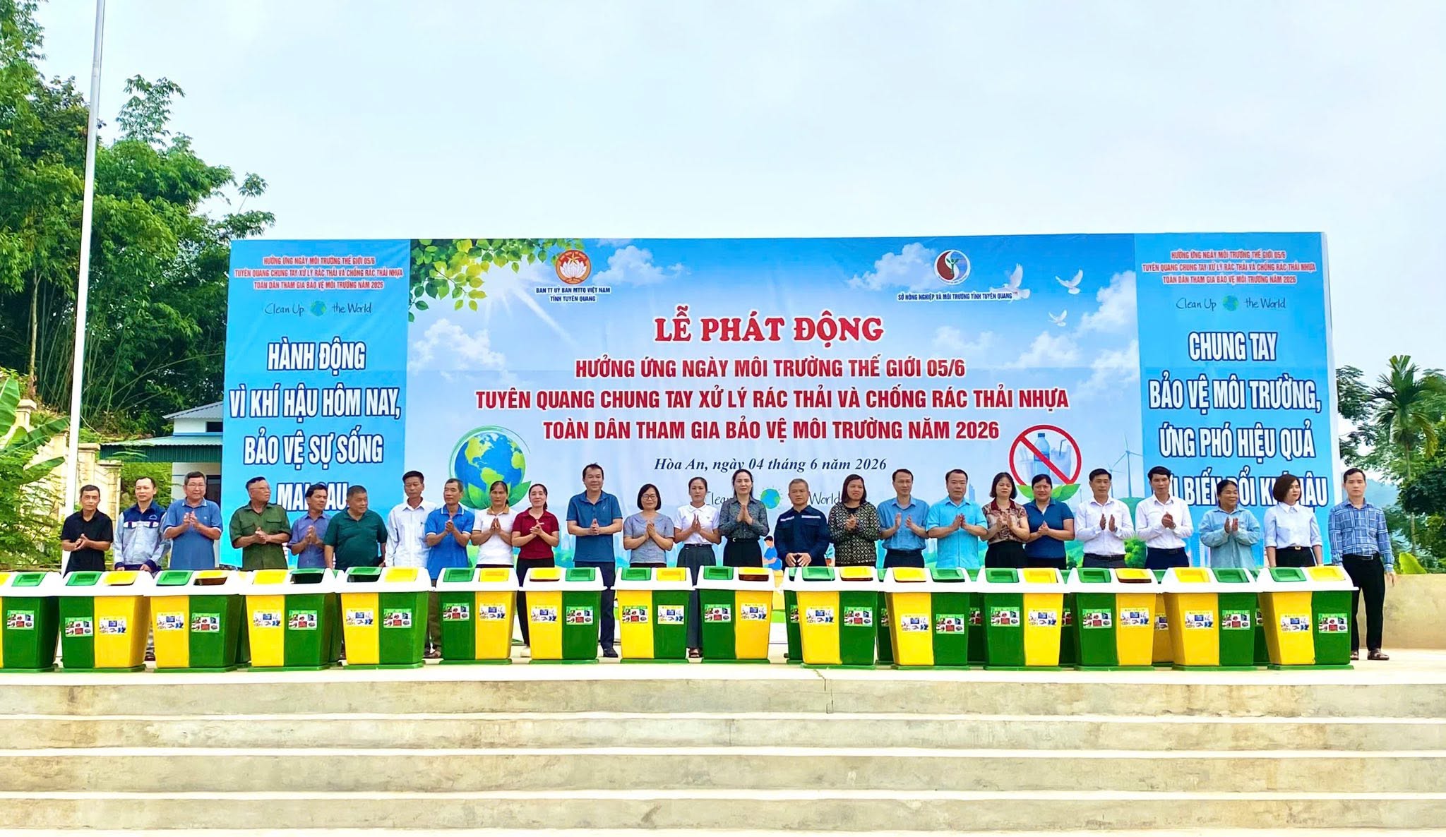 Tuyên Quang phát động hưởng ứng Ngày Môi trường thế giới 05/6, Phong trào “Tuyên Quang chung tay xử lý rác thải và chống rác thải nhựa”, Toàn dân tham gia bảo vệ môi trường năm 2026.