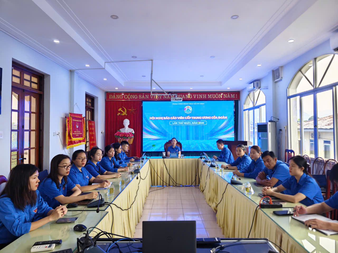 TỈNH ĐOÀN TUYÊN QUANG THAM DỰ HỘI NGHỊ BÁO CÁO VIÊN CẤP TRUNG ƯƠNG CỦA ĐOÀN