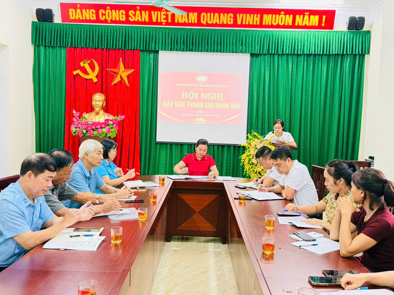 PHƯỜNG BÌNH THUẬN: TỔ CHỨC HỘI NGHỊ BẦU  TRƯỞNG BAN, PHÓ TRƯỞNG BAN THANH TRA NHÂN DÂN NHIỆM KỲ MỚI