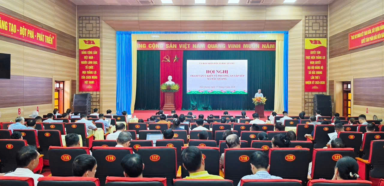 XÃ BẮC QUANG THAM VẤN Ý KIẾN NHÂN DÂN VỀ PHƯƠNG ÁN SẮP XẾP ĐƠN VỊ HÀNH CHÍNH