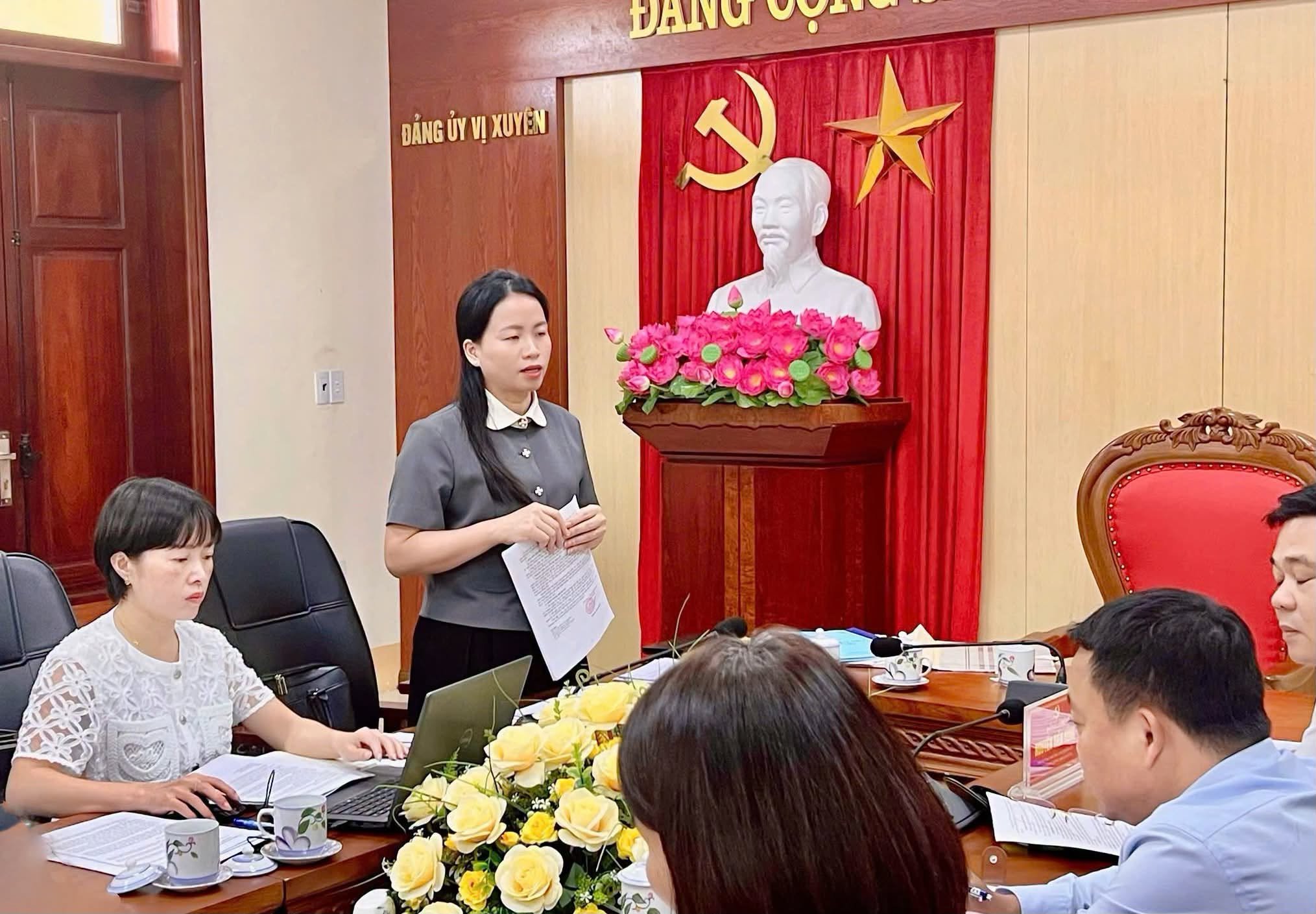 Đoàn kiểm tra của Ban Thường trực Ủy ban MTTQ Việt Nam tỉnh Tuyên Quang kiểm tra công tác Mặt trận năm 2026 tại xã Vị Xuyên và xã Việt Lâm
