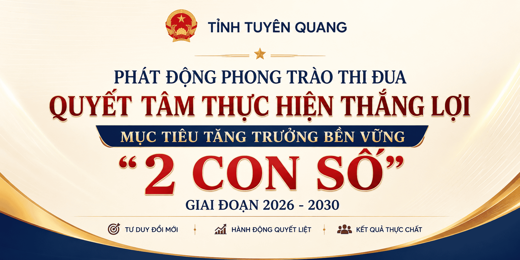 Phát động phong trào thi đua thực hiện thắng lợi mục tiêu tăng trưởng bền vững “2 con số”