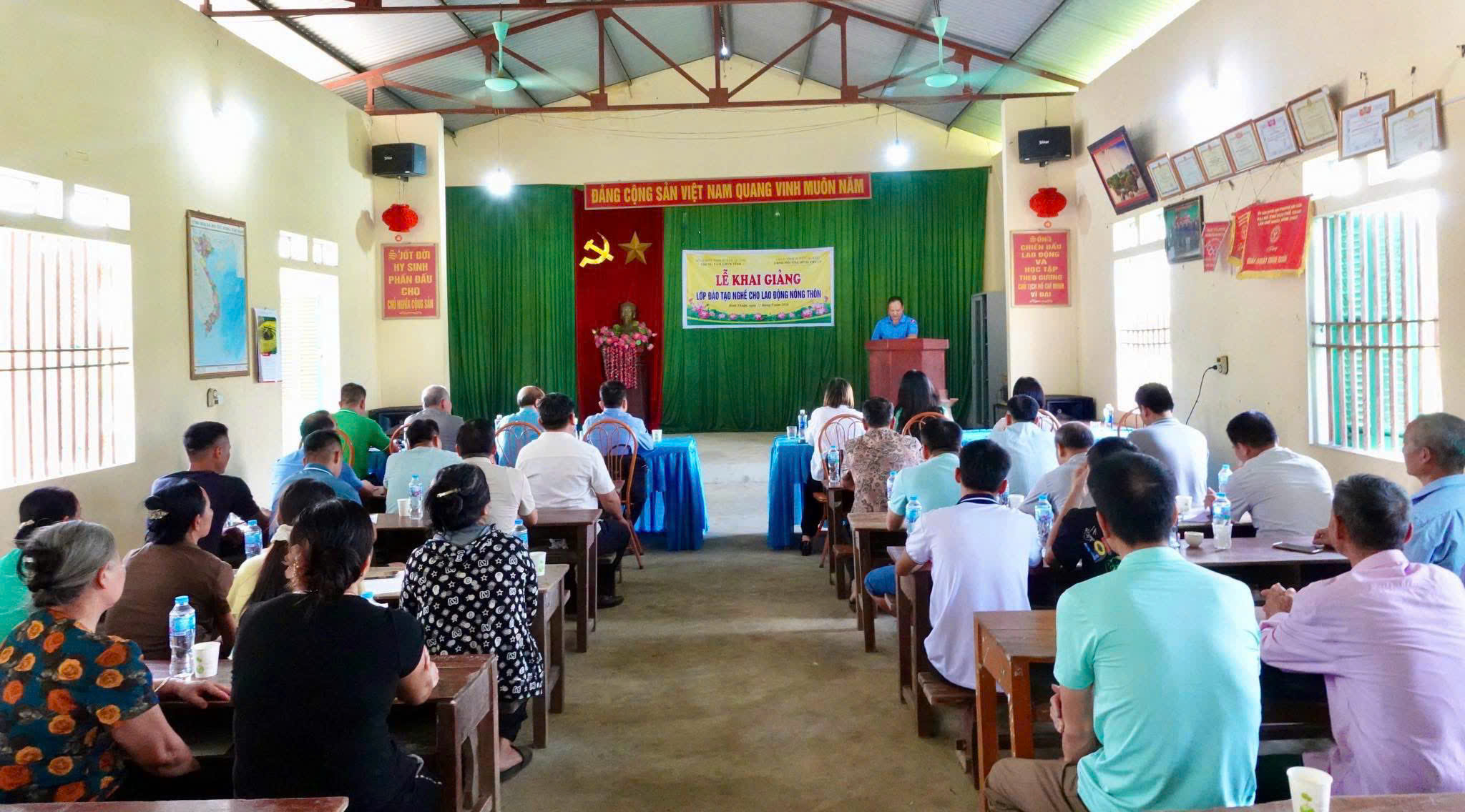 PHƯỜNG BINH THUẬN: Khai giảng lớp đào tạo nghề cho lao động nông thôn