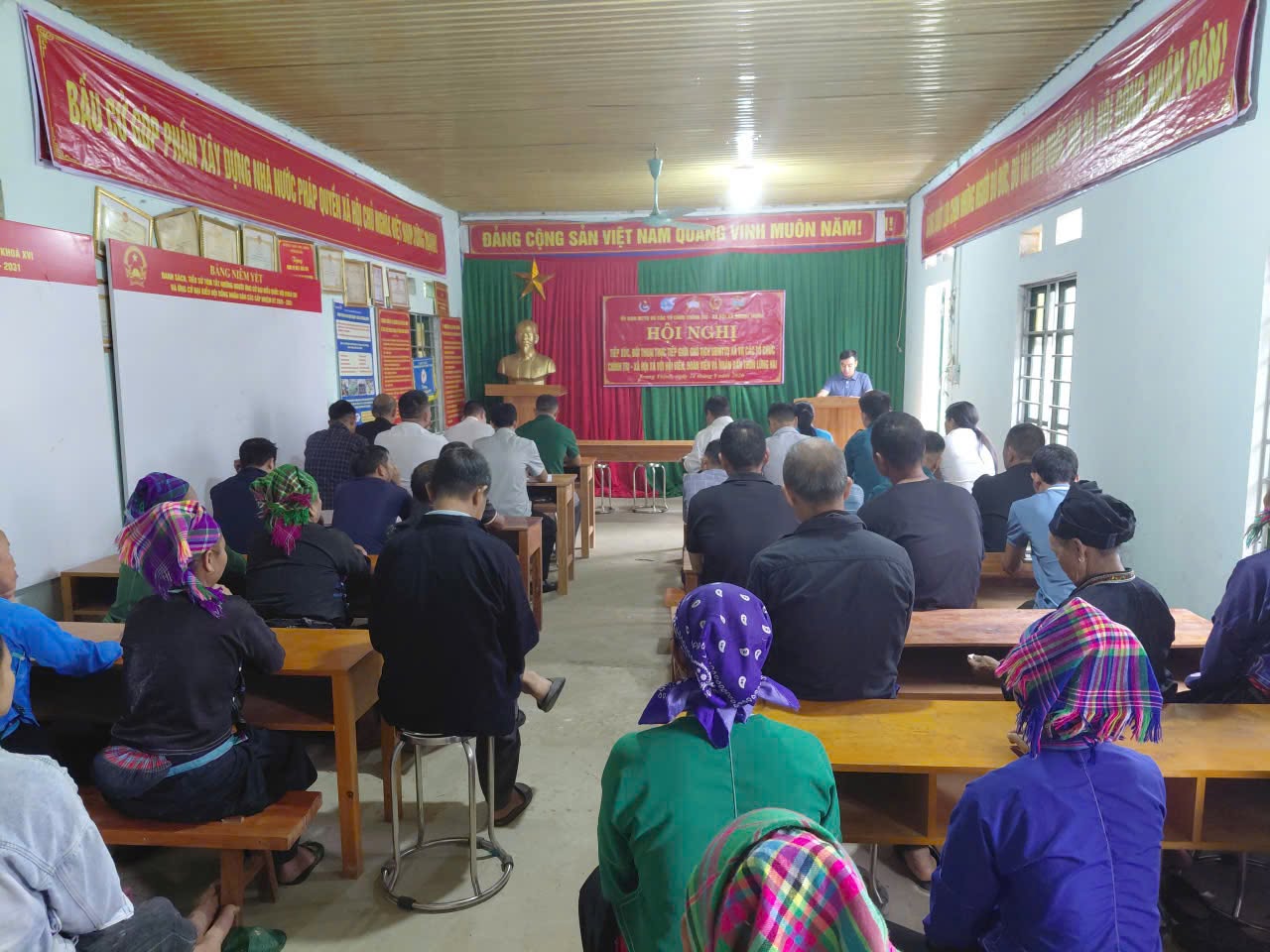 Xã Trung Thịnh: Tổ chức đối thoại trực tiếp với Nhân dân thôn Lùng Vai