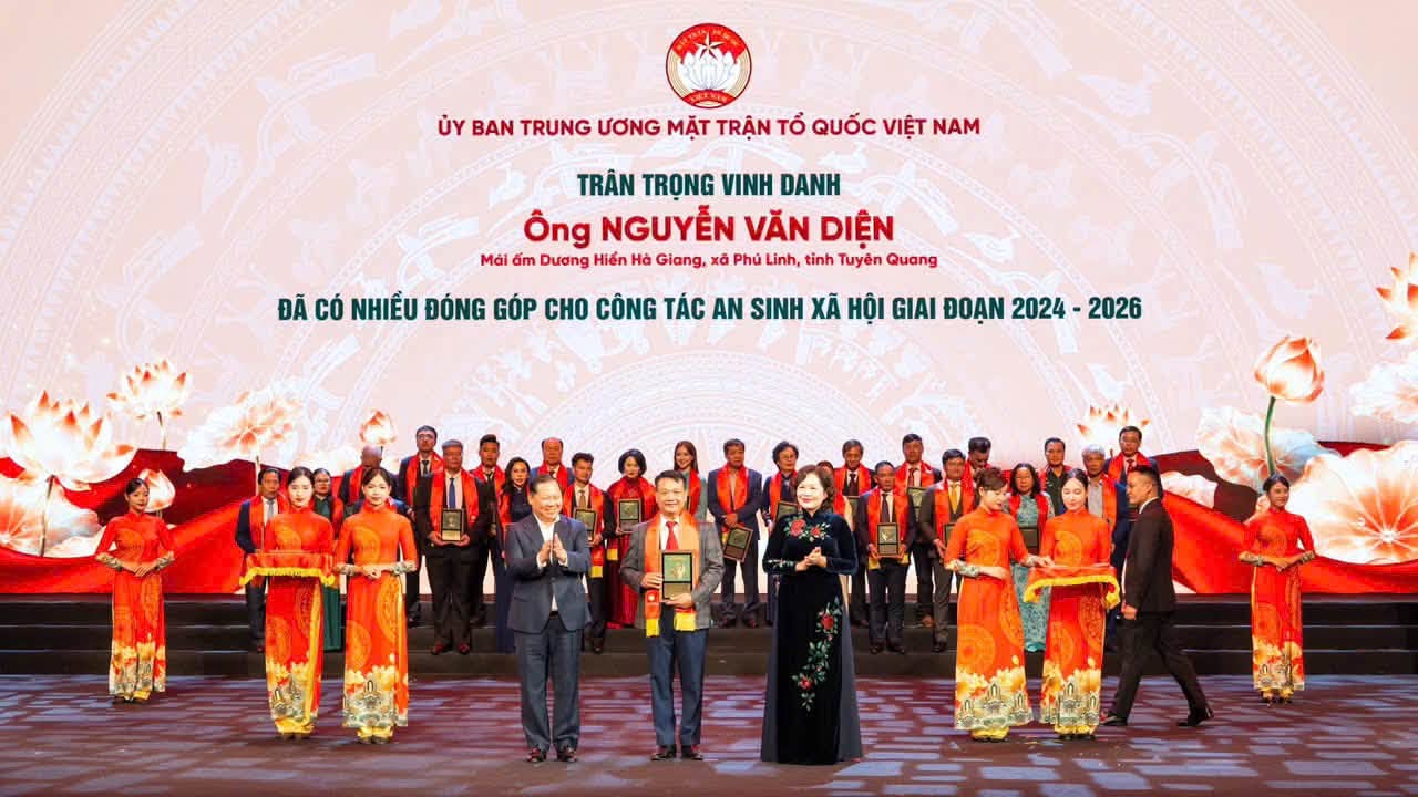 Tuyên Quang có 01 tập thể, 02 cá nhân được Uỷ ban Trung ương MTTQ Việt Nam biểu dương vì những đóng góp nổi bật trong công tác an sinh xã hội