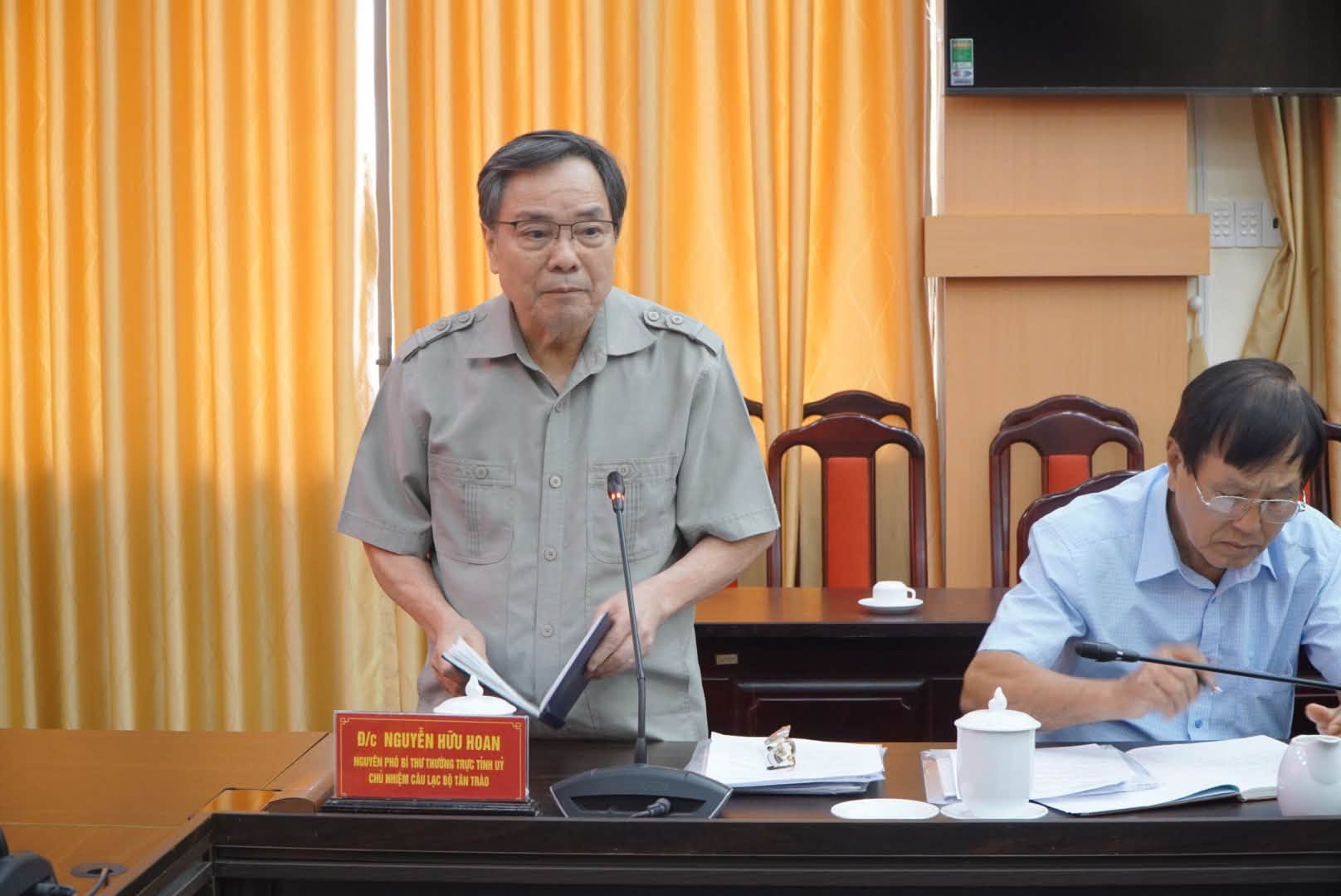 Ban Thường vụ Đảng uỷ MTTQ, các đoàn thể tỉnh cho ý kiến về công tác chuẩn bị Đại hội đại biểu Câu lạc bộ Tân Trào, nhiệm kỳ 2026 - 2031